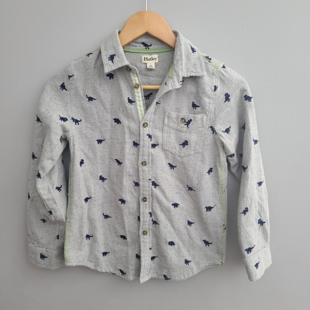 Hatley button up Dino print size‎ 8